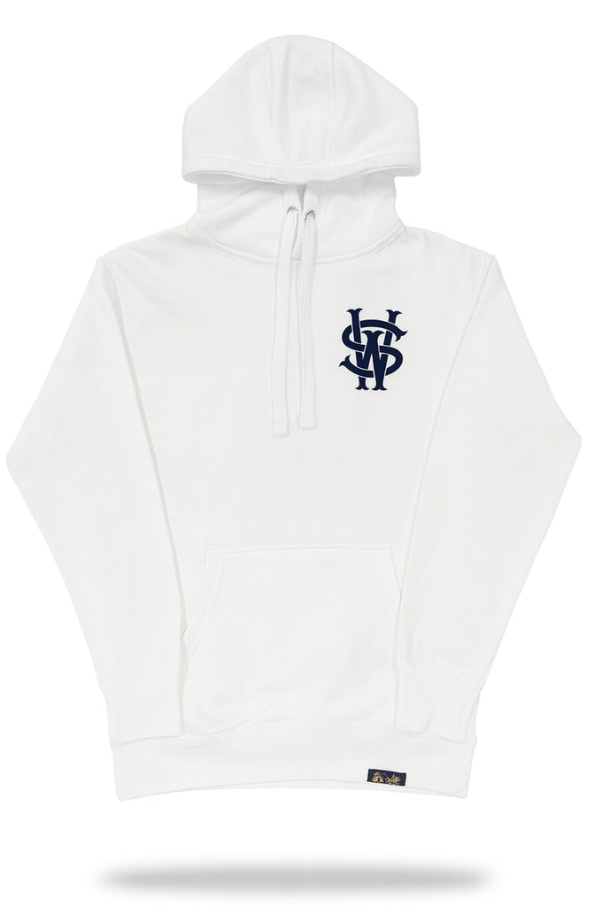 Stay Winning Original SW Script Logo White Hoodie