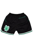 Stay Winning Black/Green Mesh Shorts