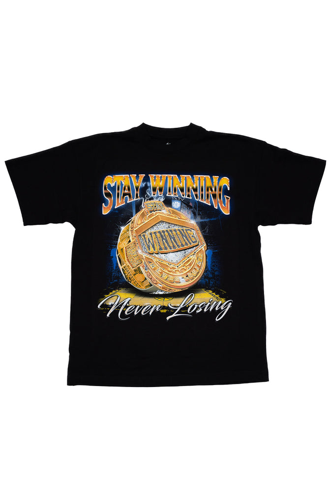 Stay Winning Golden State Rings Tee