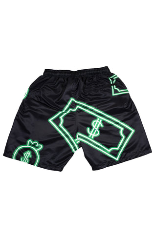Stay Winning Neon Money Shorts