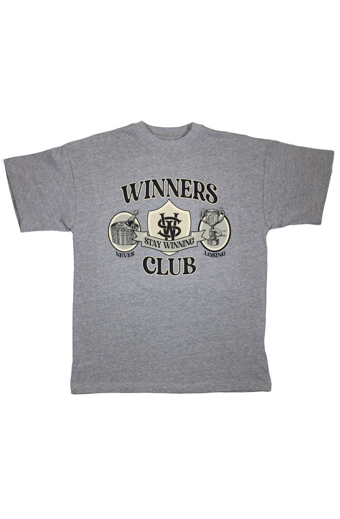 Stay Winning Winners Club Grey Tee