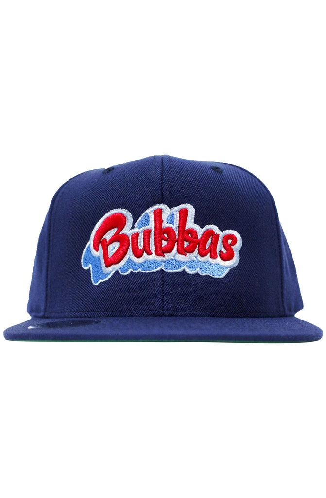 Bleiben Sie gewinnender Bubbas Navy Blue Snap Back Hat