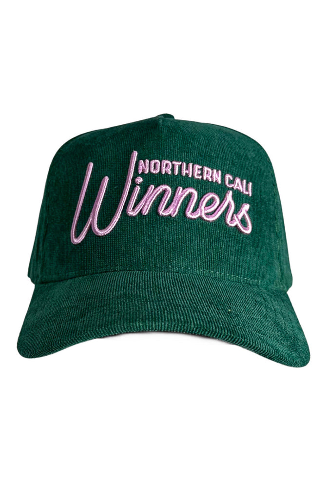 Stay Winning Corduroy Northern Cali Winners Hat (GREEN)
