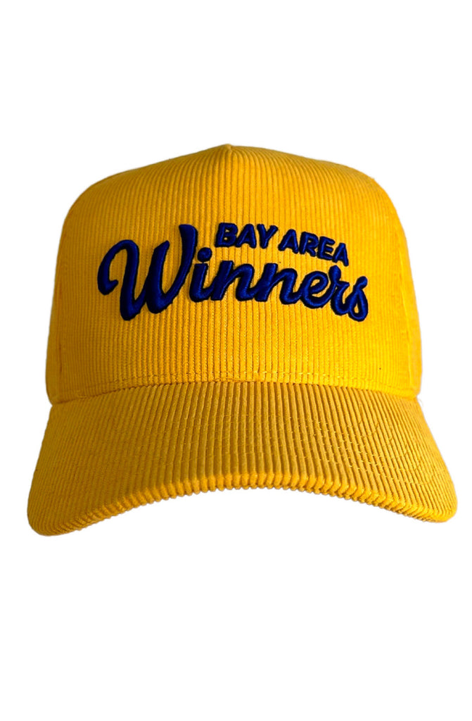Stay Winning Corduroy Bay Area Winners Hat (Yellow)