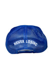 Stay Winning Royal Blue Trucker Hat