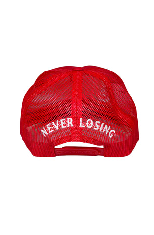 Stay Winning Red Trucker Hat