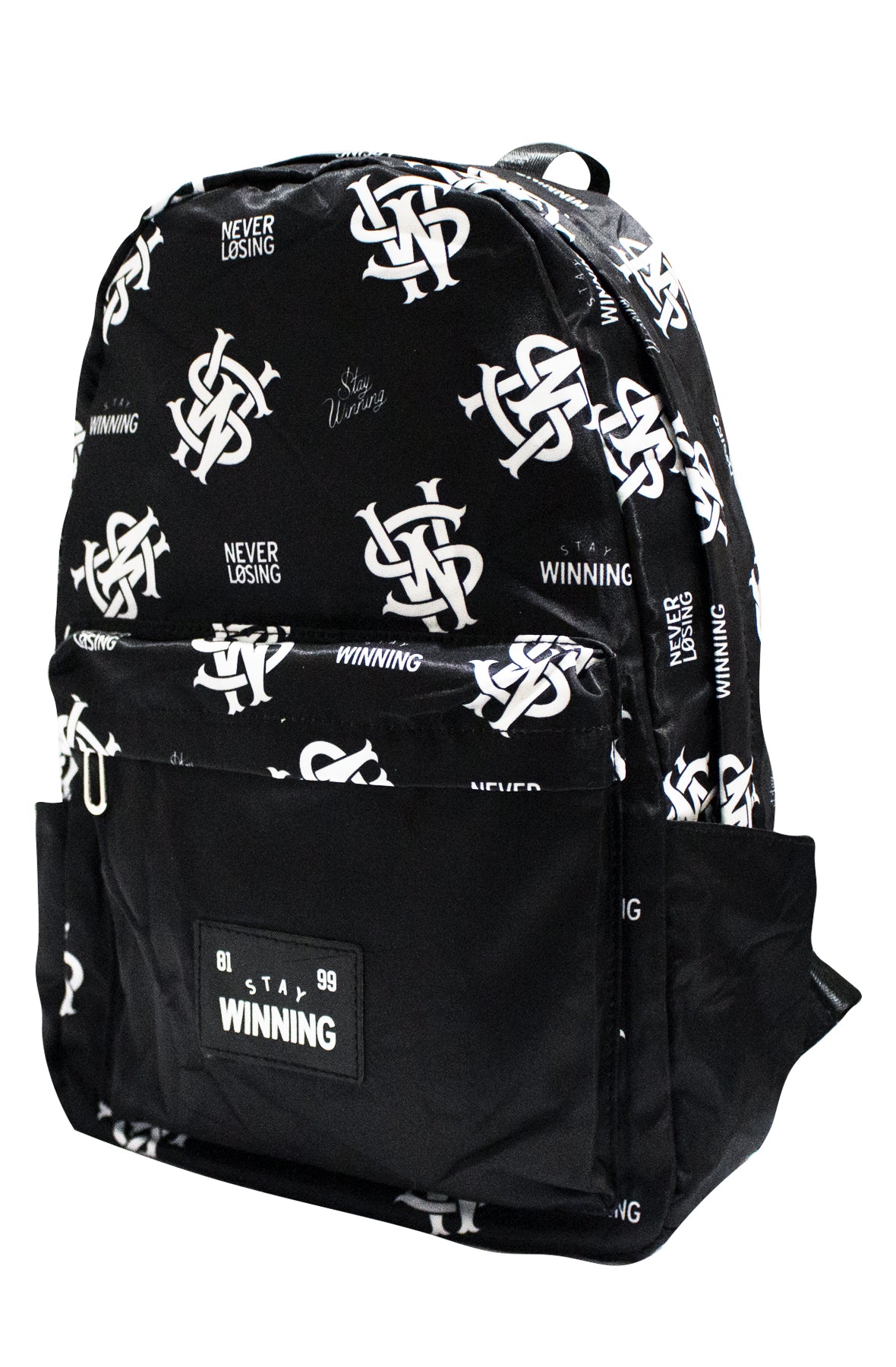Stay Winning Black Backpack