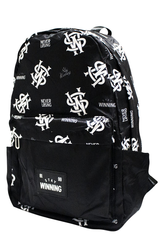 Stay Winning Black Backpack