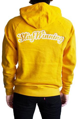 Stay Winning Fortune Frogs Yellow Hoodie