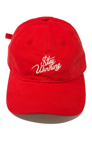 Stay Winning Red/White Dad Hat